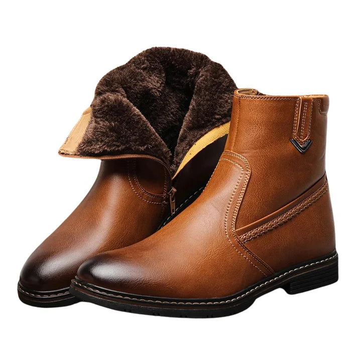 Bota Masculina de Couro com Interior Forrado Drauffen DF287