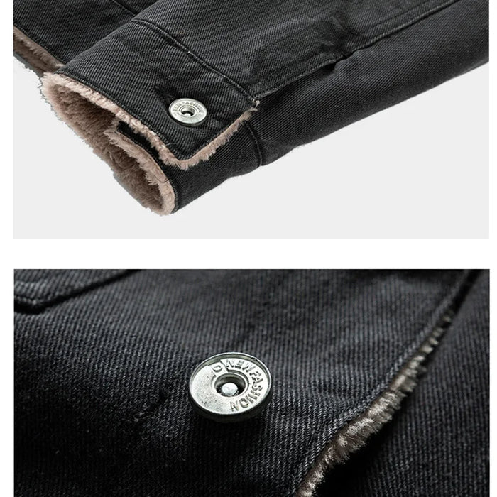 Jaqueta Jeans Masculina com Interior Forrada Miguei Sartori DF192