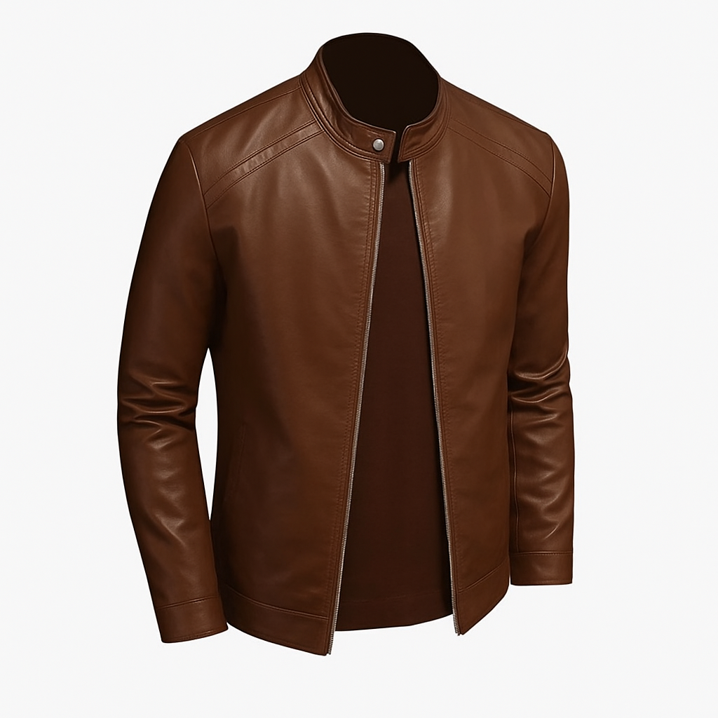 Jaqueta Masculina em Couro Miguel Sartori DF257