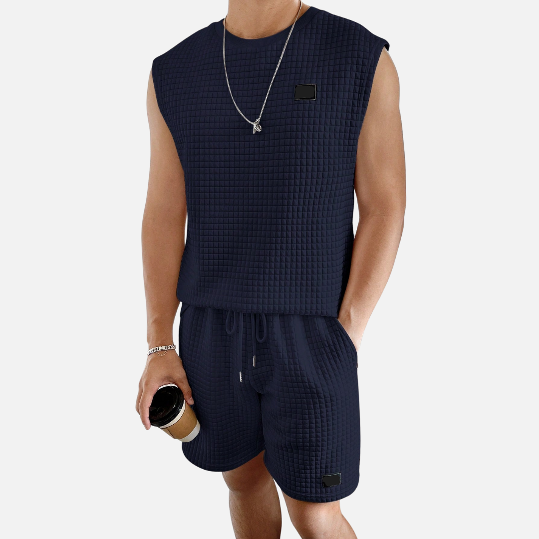 Conjunto Camisa Regata e Short Masculino Drauffen DF060