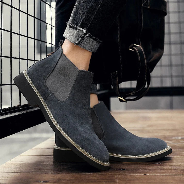 Bota Chelsea em Camurça Masculina Drauffen DF285