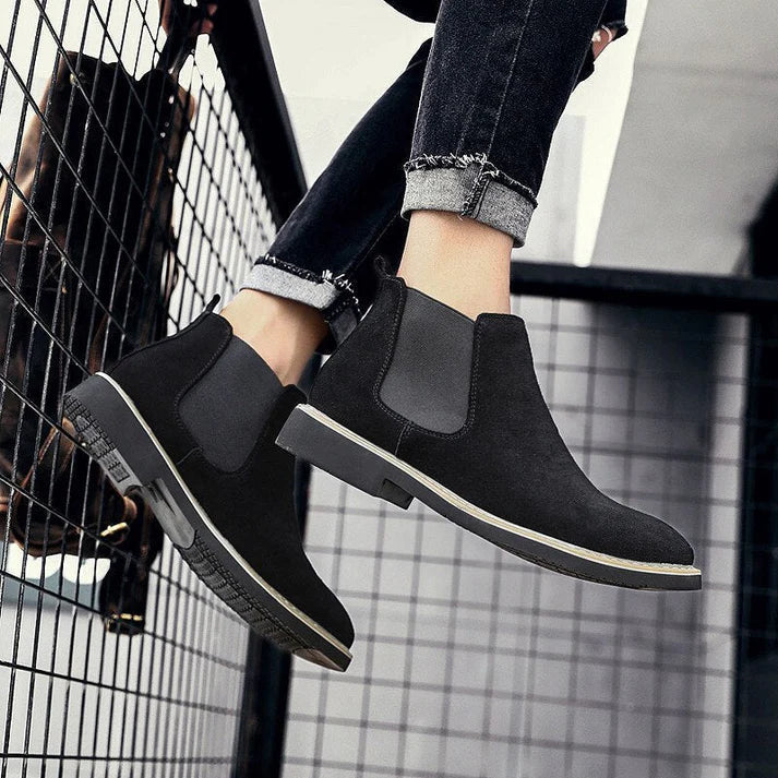 Bota Chelsea em Camurça Masculina Drauffen DF285