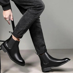 Bota Chelsea em Couro Masculina Drauffen DF274