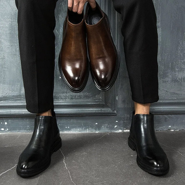 Bota Masculina Chelsea em Couro Drauffen DF273