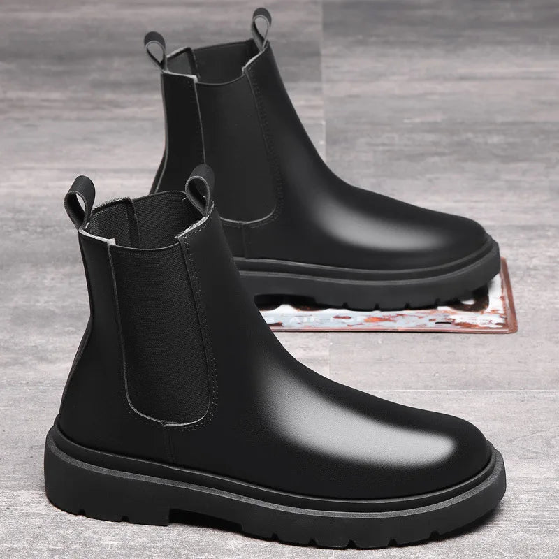 Bota Masculina Chelsea em Couro Drauffen DF265
