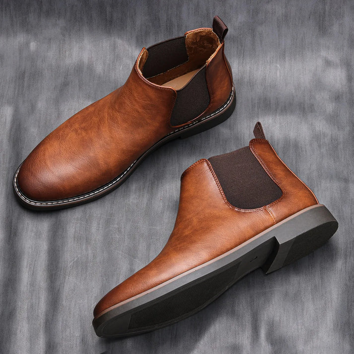 Bota Chelsea Masculina de Couro Drauffen DF276