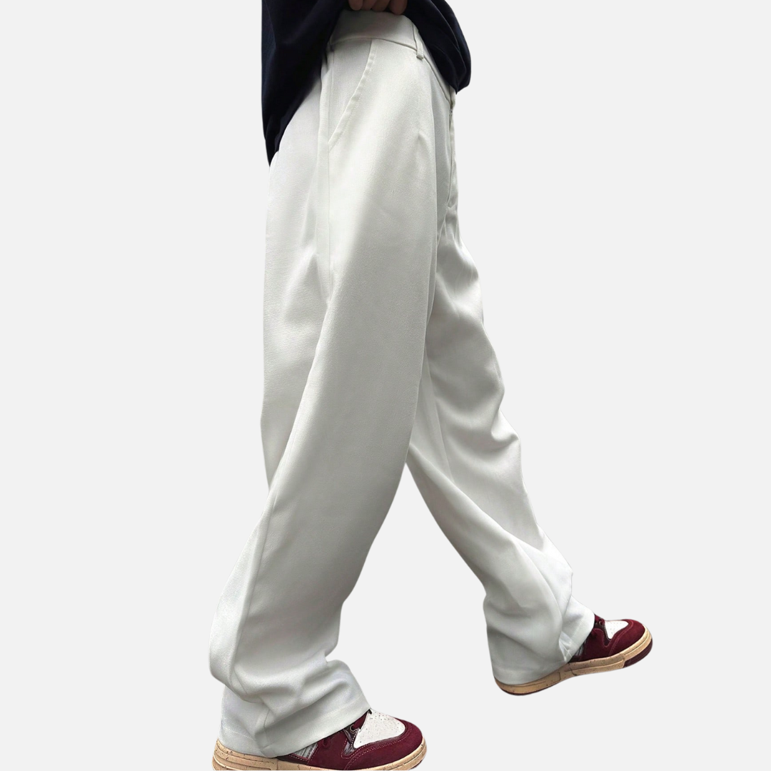 Calça de Alfaiataria Larga Masculina Drauffen DF160
