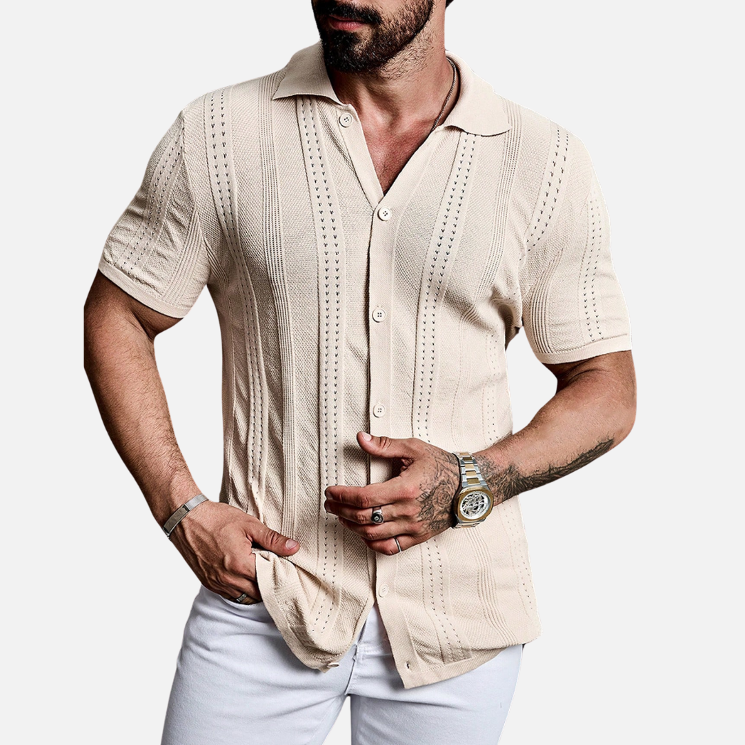 Camisa de Botão Masculina Drauffen DF098