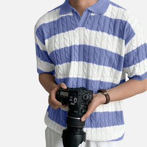 Camisa Polo em Algodão Masculina Drauffen DF127