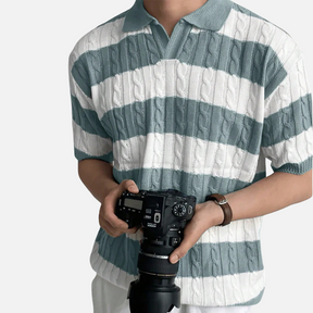 Camisa Polo em Algodão Masculina Drauffen DF127