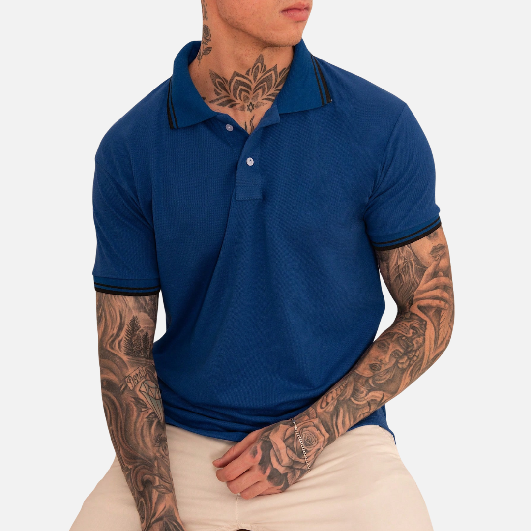 Camisa Polo Masculina Drauffen DF130