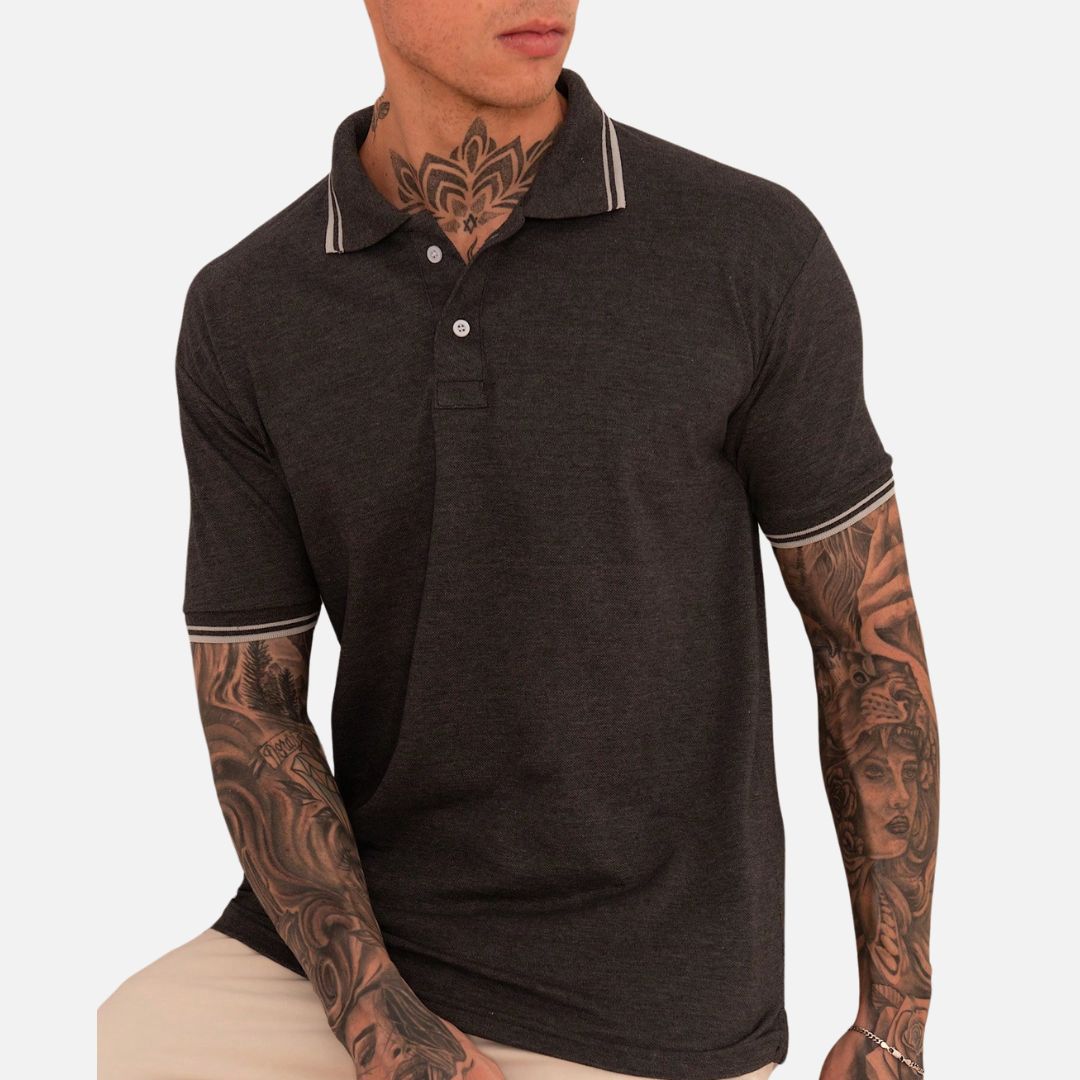 Camisa Polo Masculina Drauffen DF130