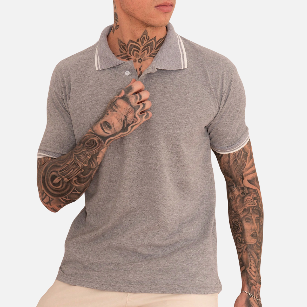 Camisa Polo Masculina Drauffen DF130
