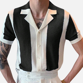Camisa Polo Masculina De Crochê Drauffen DF120