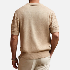 Camisa Polo Masculina Texturizada Drauffen DF131