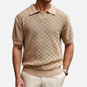 Camisa Polo Masculina Texturizada Drauffen DF131