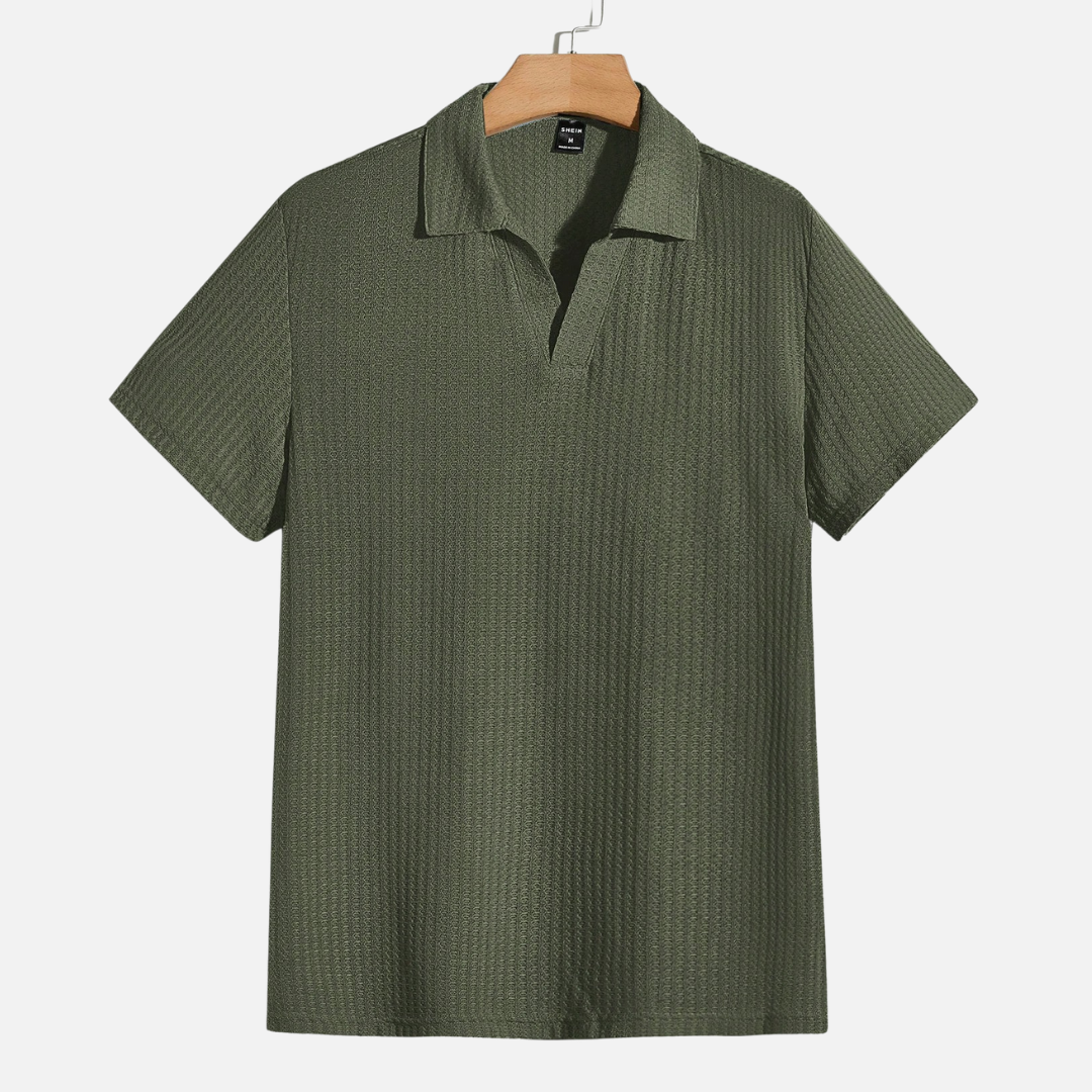 Camisa Polo em algodão Masculina Drauffen DF123