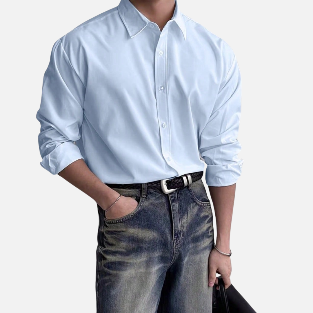 Camisa Social Masculina Drauffen DF137