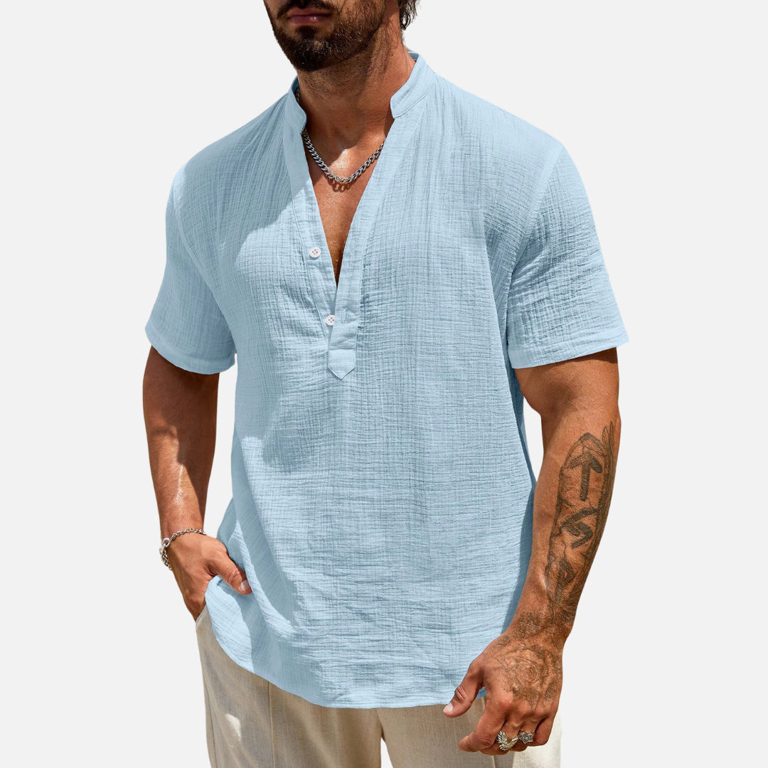 Camisa Social Masculina Drauffen DF138