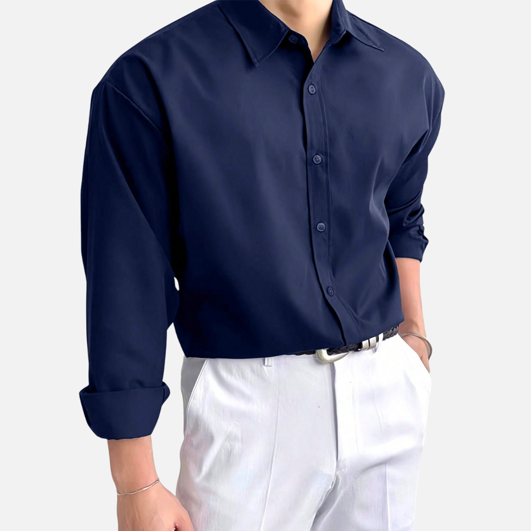 Camisa Social Masculina Drauffen DF137
