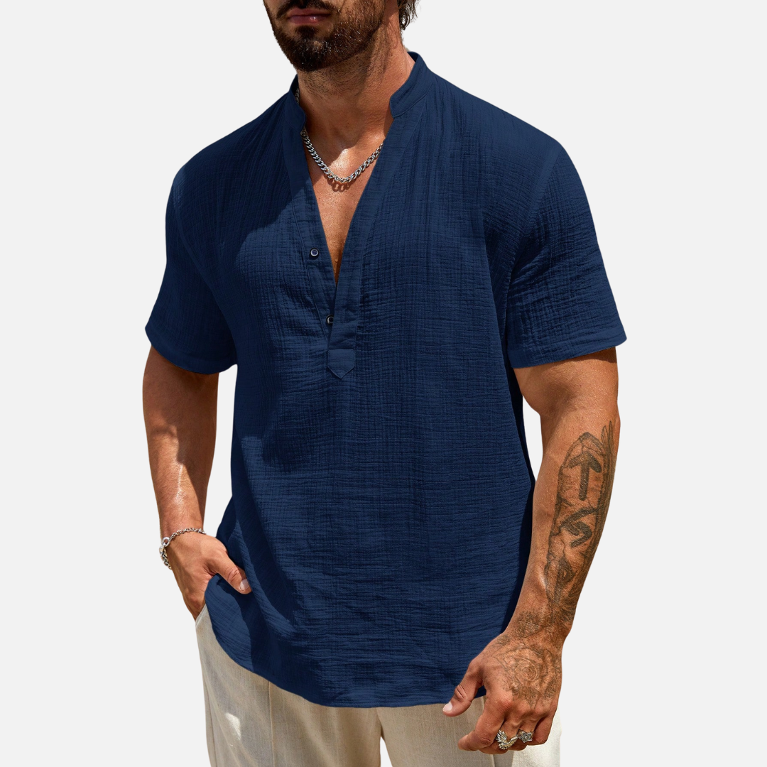 Camisa Social Masculina Drauffen DF138
