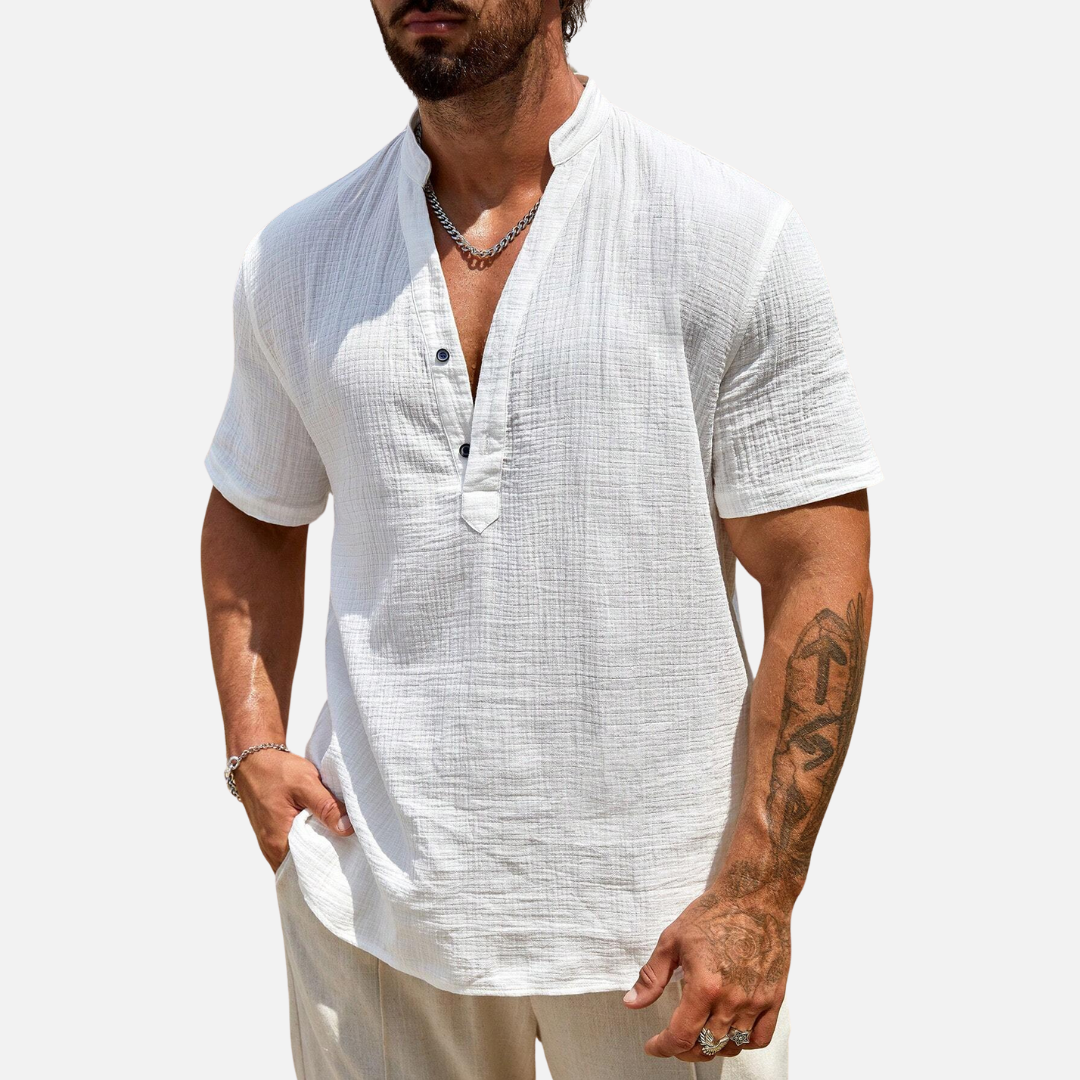 Camisa Social Masculina Drauffen DF138