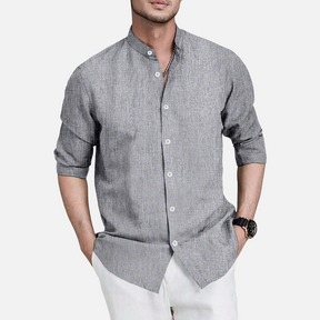 Camisa Social Masculina Manga Longa Drauffen DF139