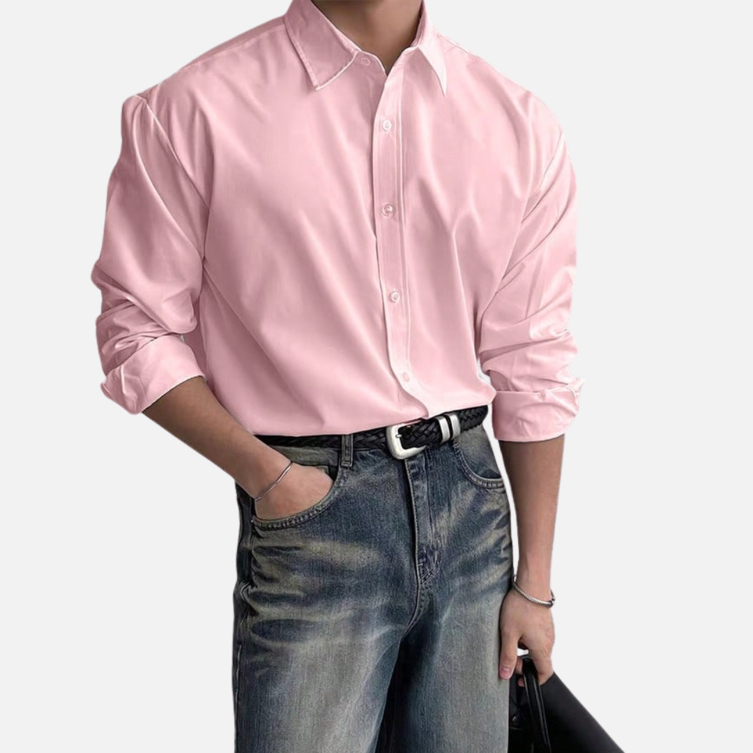 Camisa Social Masculina Drauffen DF137