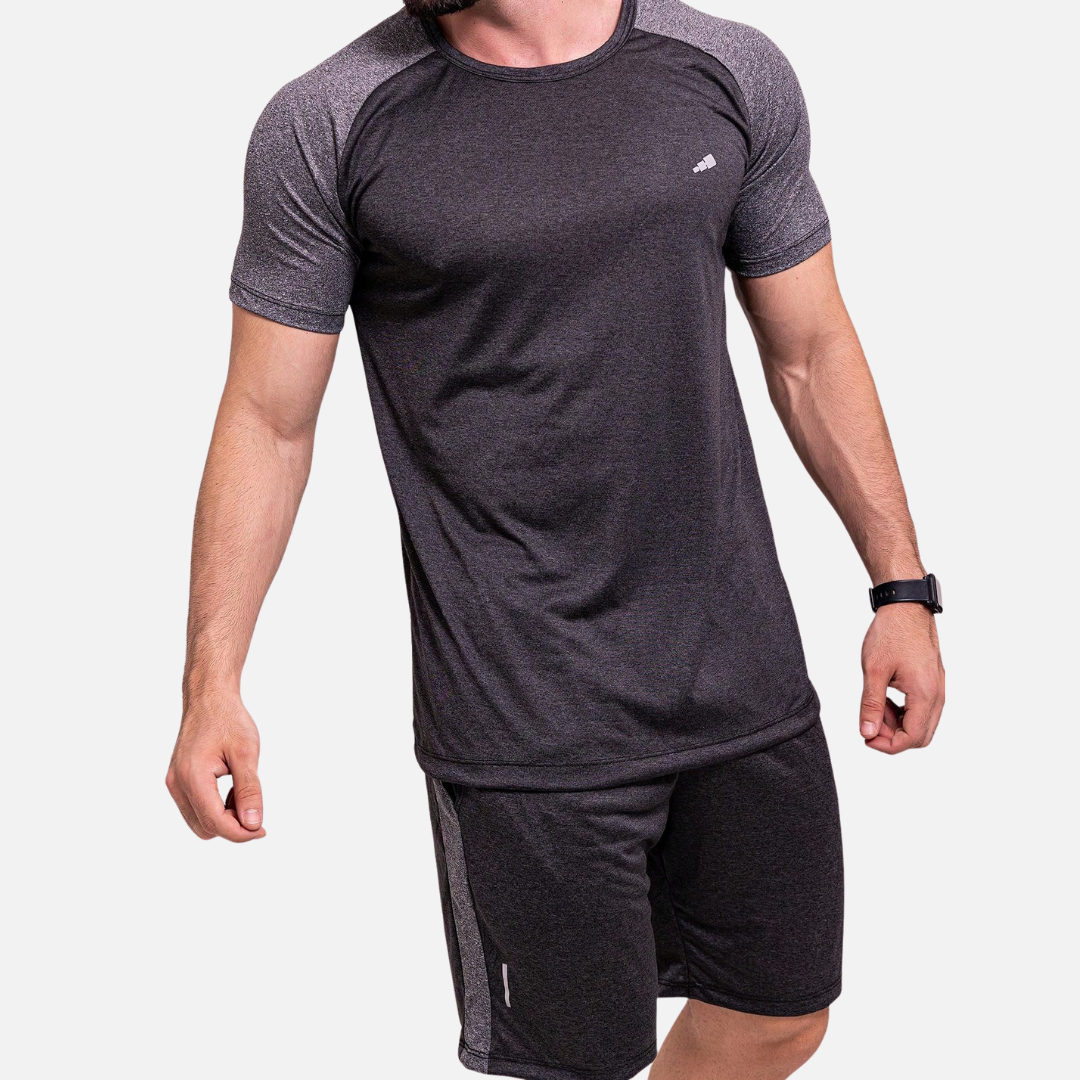 Conjunto Camisa e Short Dry Fit Masculino Drauffen DF062