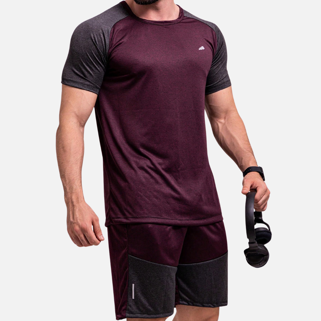 Conjunto Camisa e Short Dry Fit Masculino Drauffen DF062