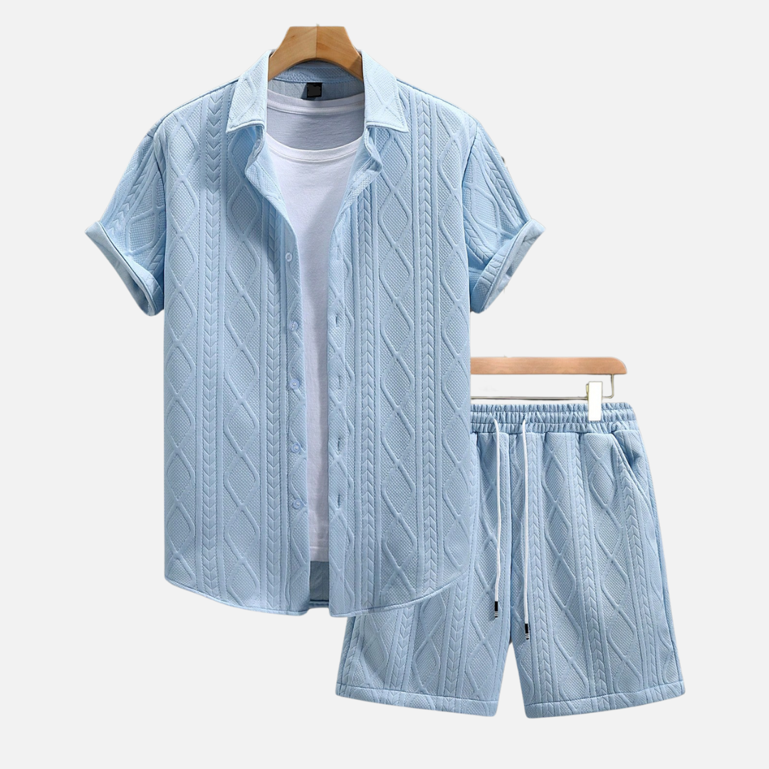 Conjunto Camisa e Short Masculino Drauffen DF054