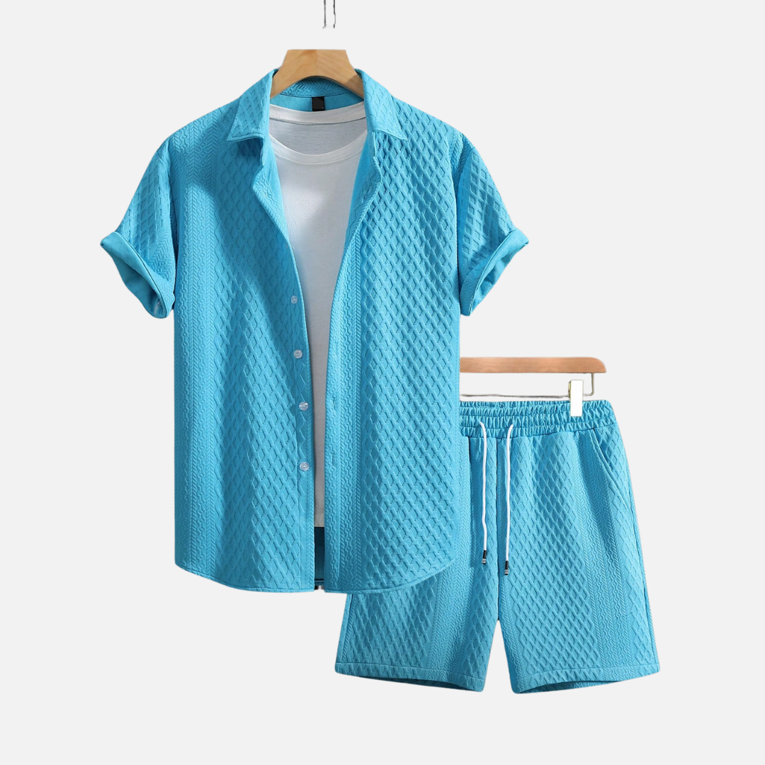 Conjunto Camisa e Short Masculino Drauffen DF056