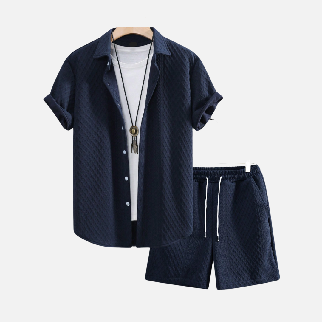 Conjunto Camisa e Short Masculino Drauffen DF056