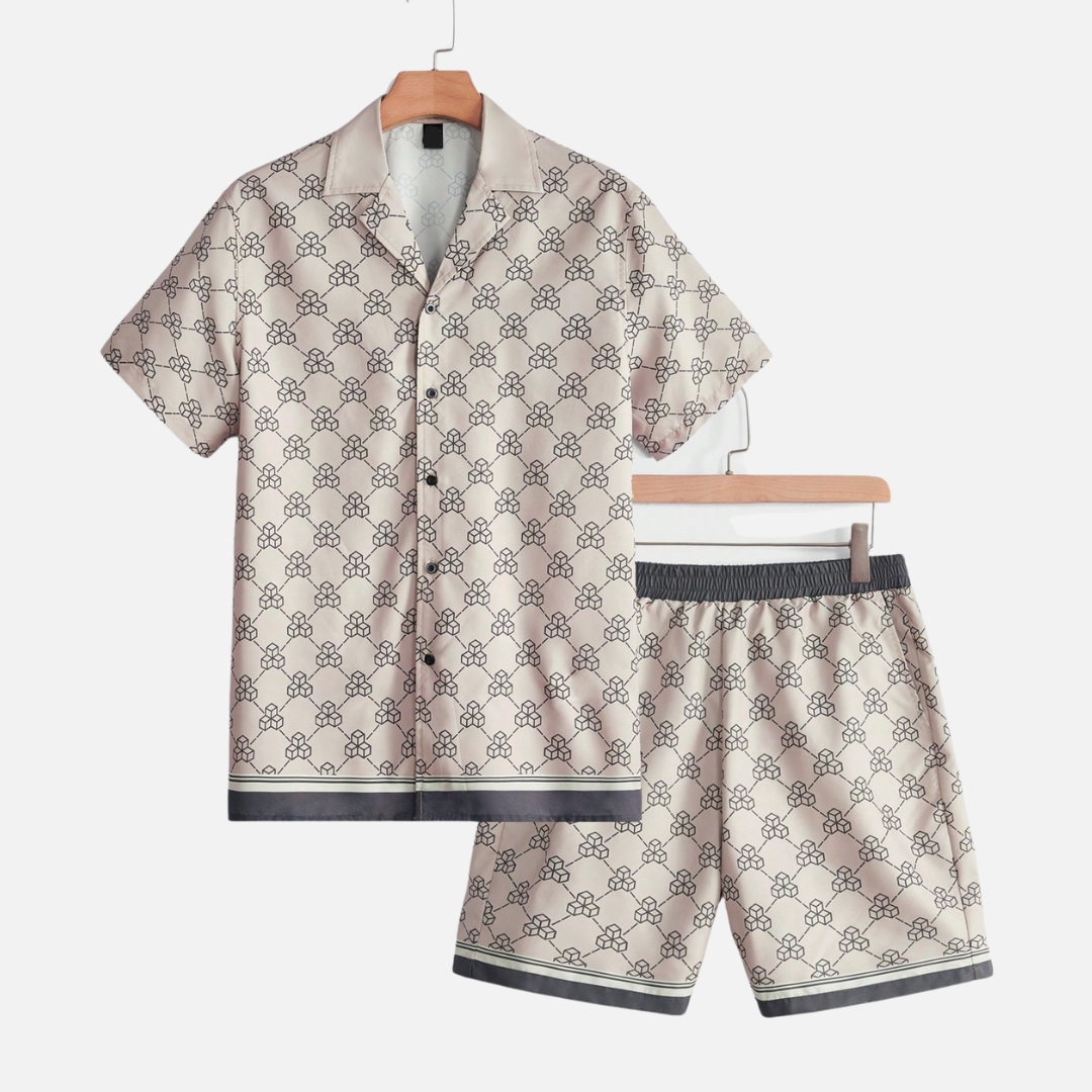 Conjunto Camisa e Short Masculino Drauffen DF053