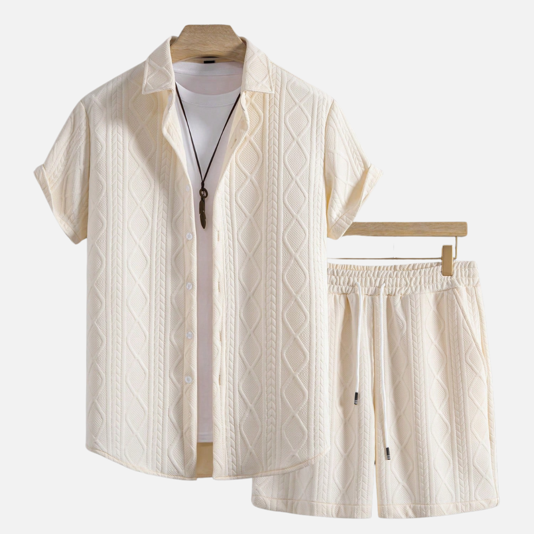 Conjunto Camisa e Short Masculino Drauffen DF054