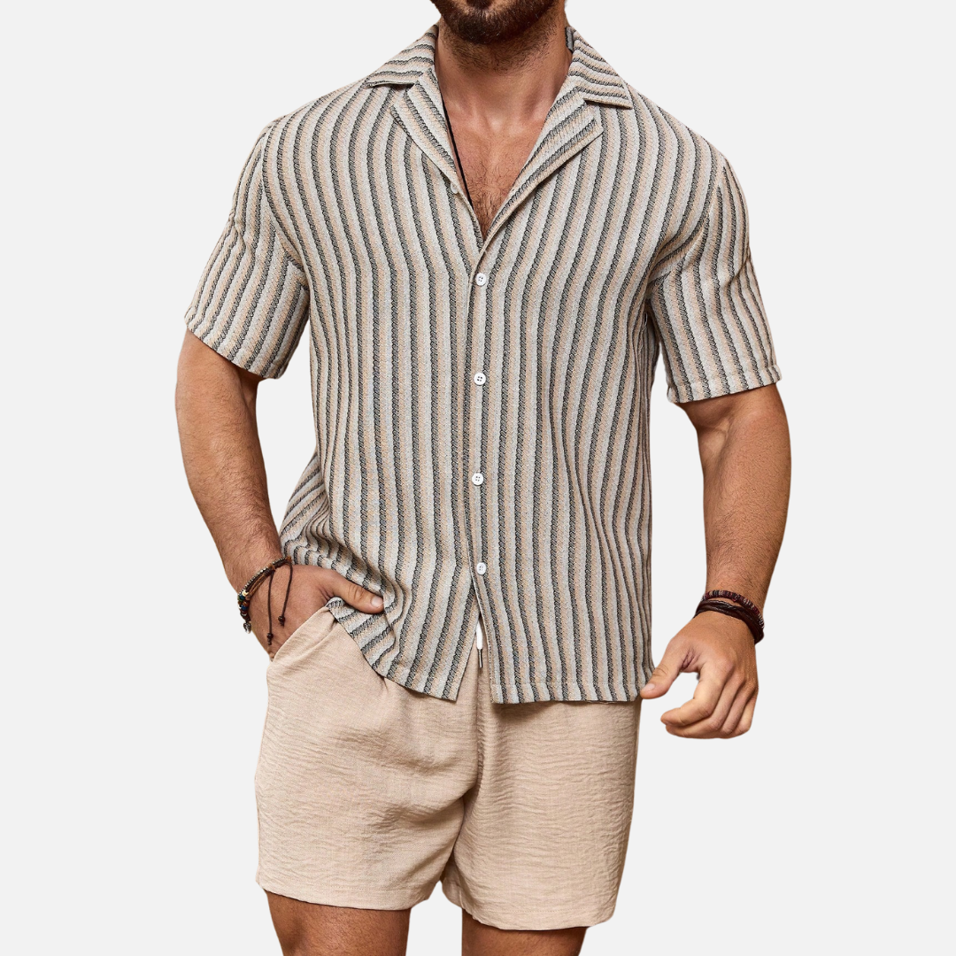 Conjunto Camisa e Short Masculino Drauffen DF055