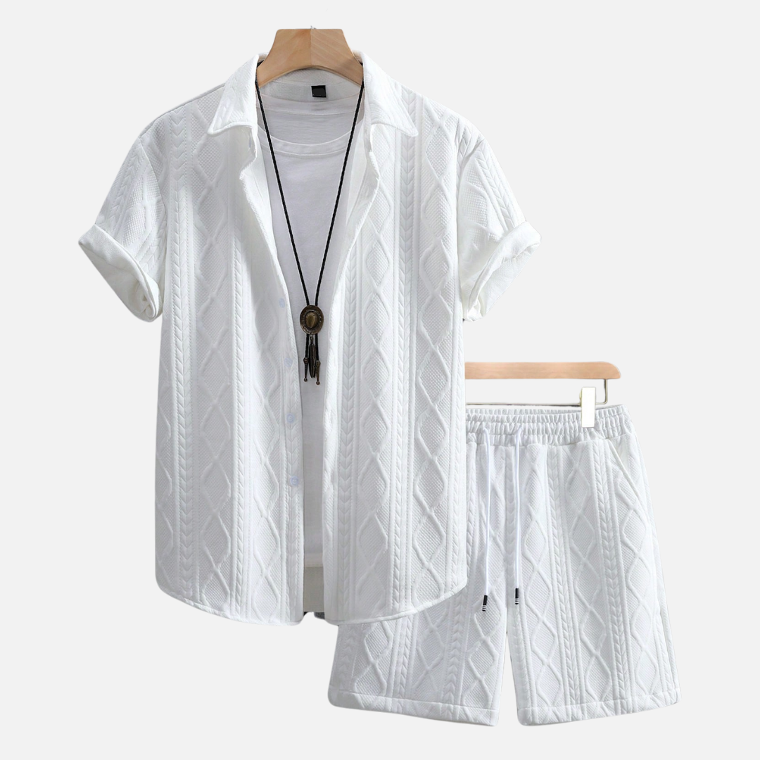Conjunto Camisa e Short Masculino Drauffen DF054