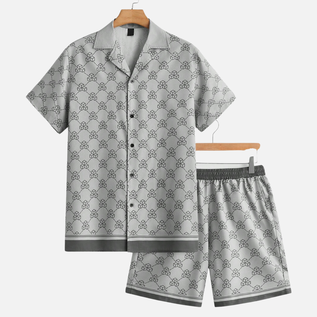 Conjunto Camisa e Short Masculino Drauffen DF053