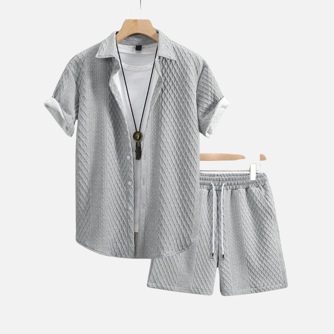 Conjunto Camisa e Short Masculino Drauffen DF056
