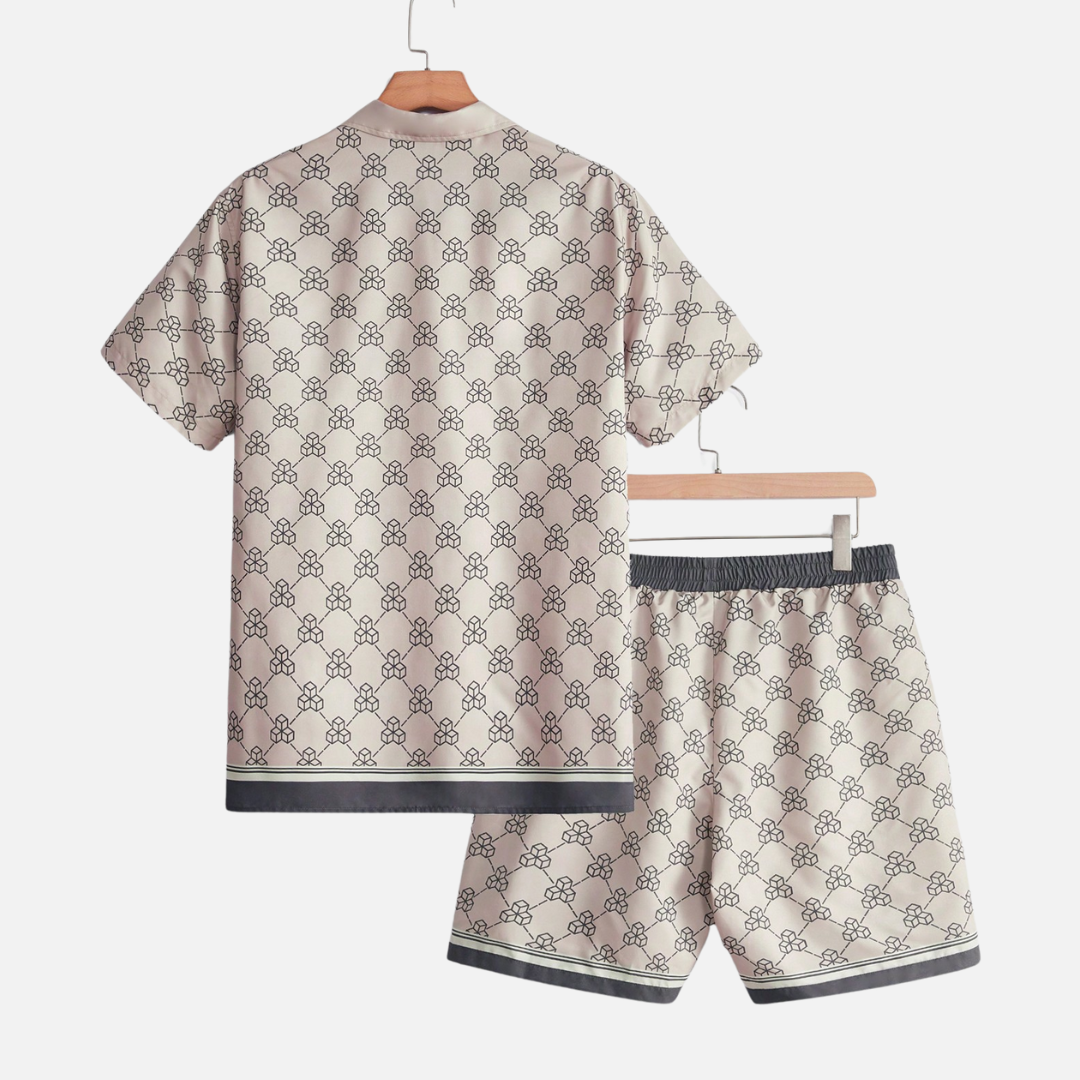 Conjunto Camisa e Short Masculino Drauffen DF053