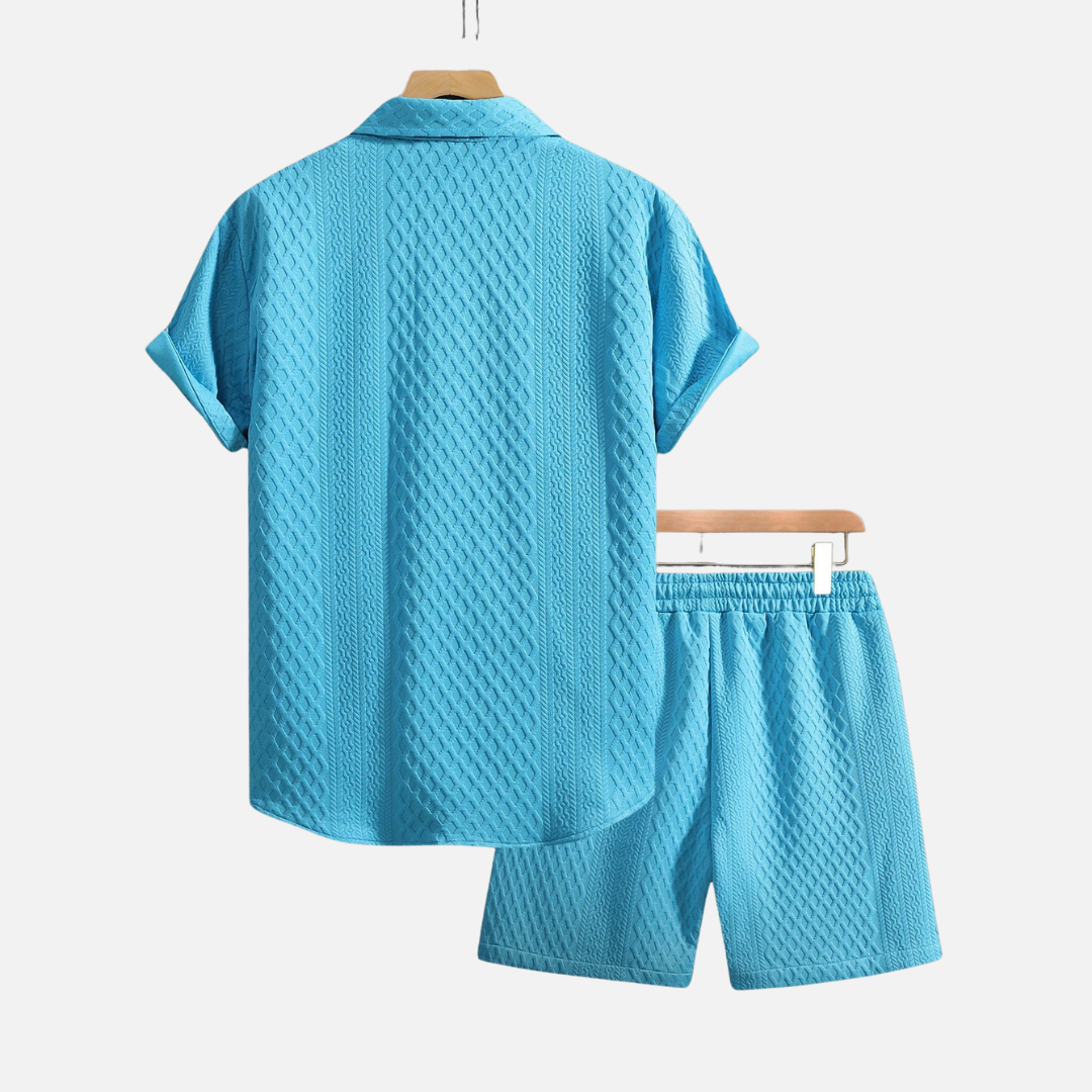 Conjunto Camisa e Short Masculino Drauffen DF056