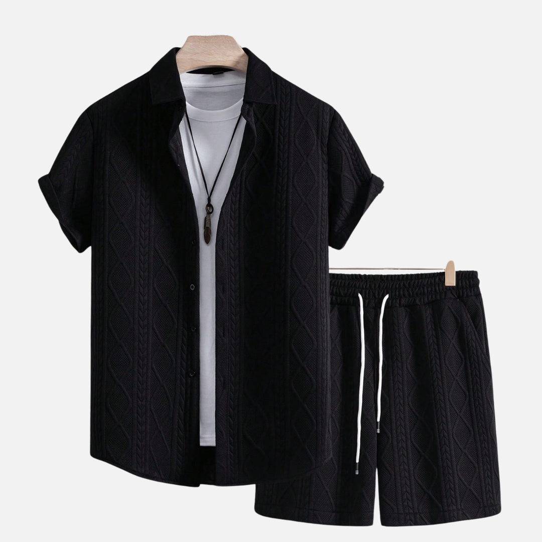 Conjunto Camisa e Short Masculino Drauffen DF054