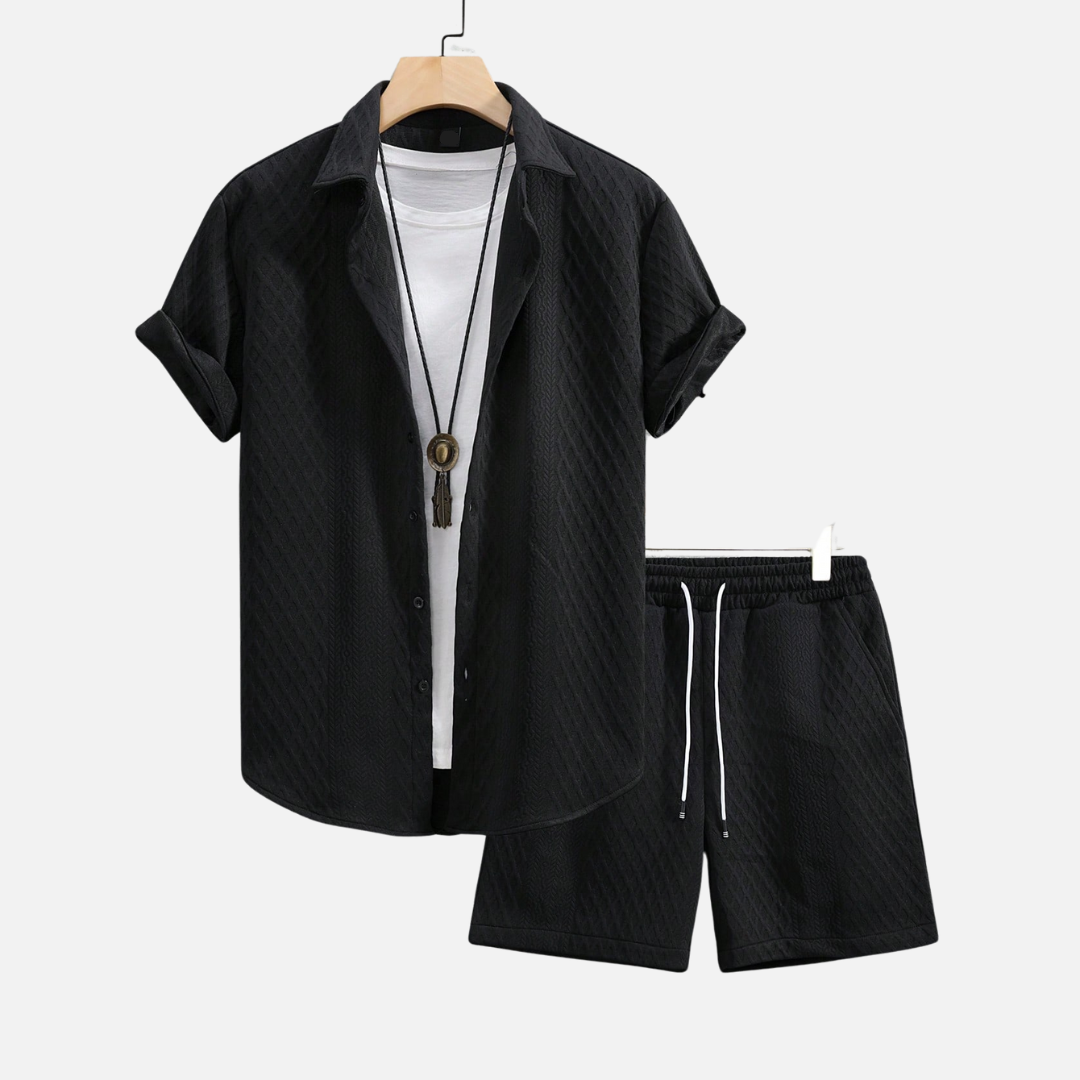 Conjunto Camisa e Short Masculino Drauffen DF056