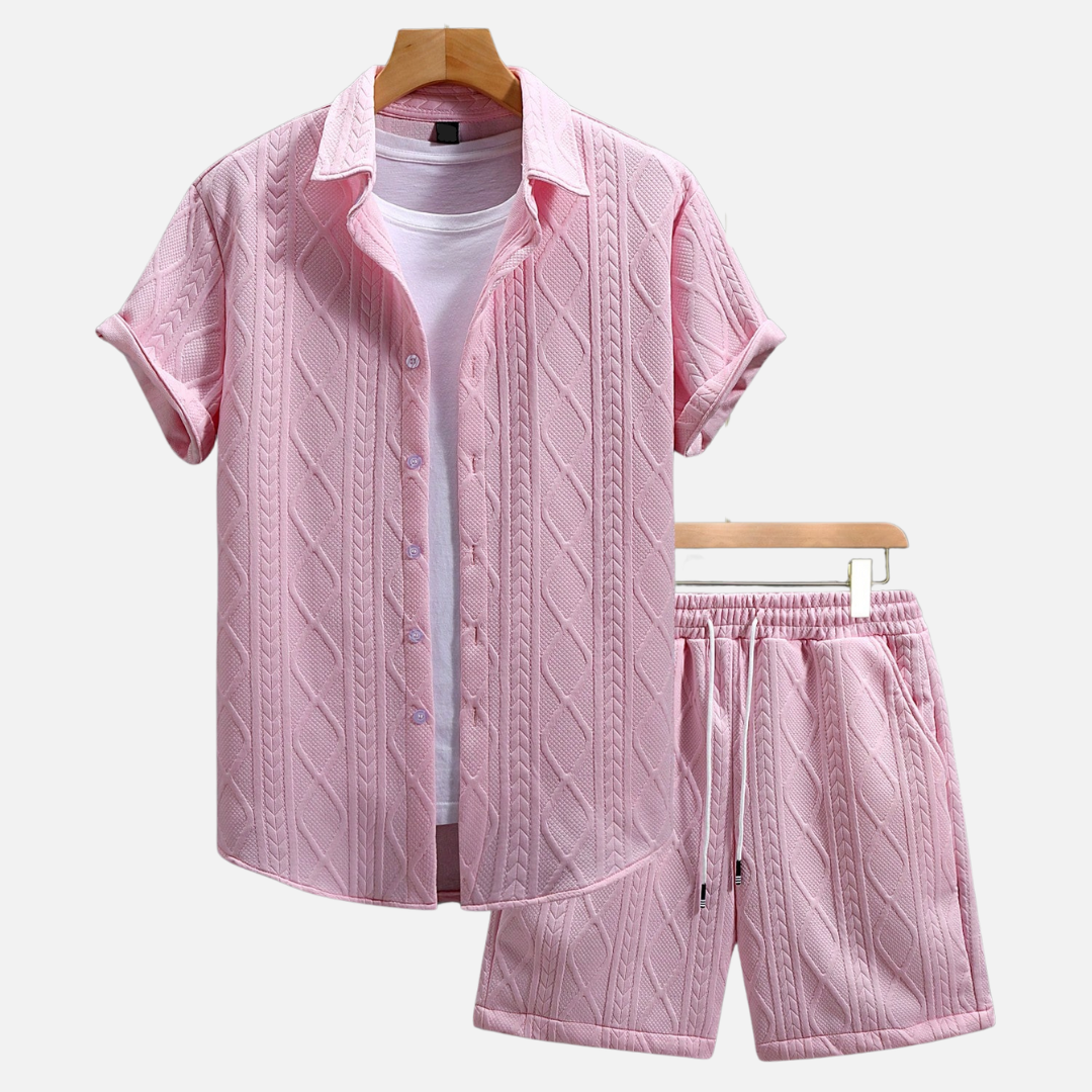 Conjunto Camisa e Short Masculino Drauffen DF054