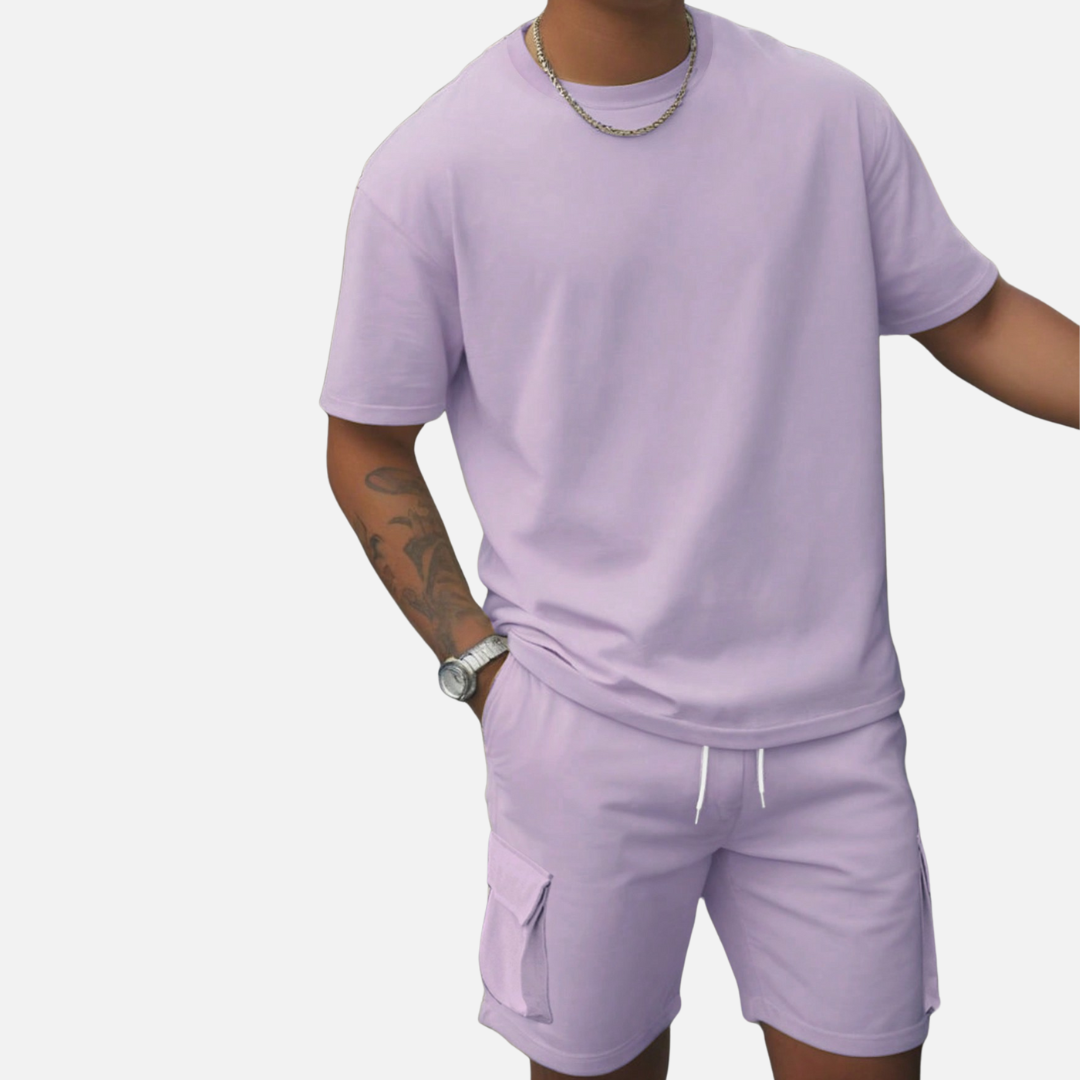 Conjunto Camisa e Short Masculino Drauffen DF064