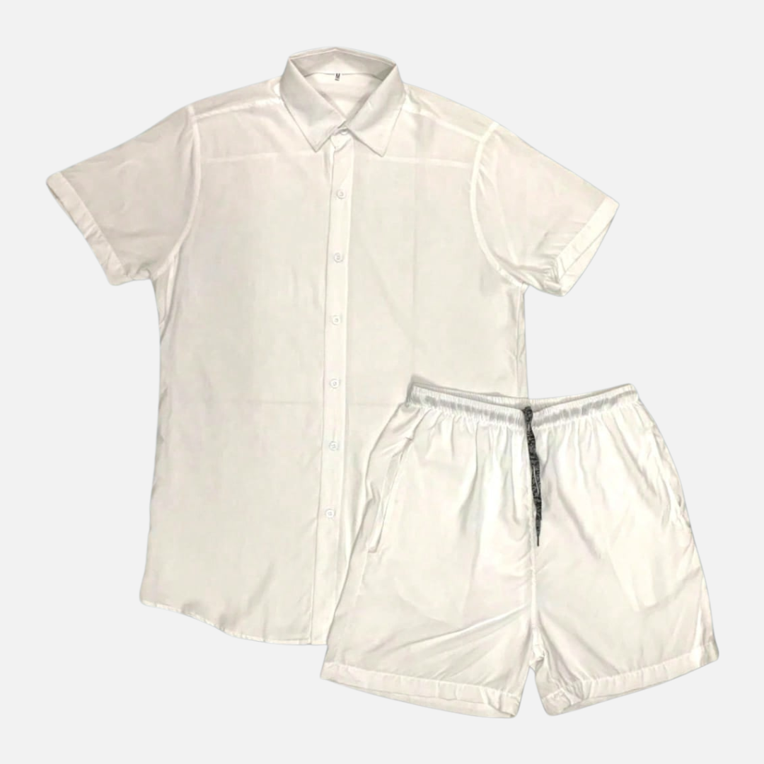 Conjunto Camisa Polo e Short Masculino Drauffen DF058