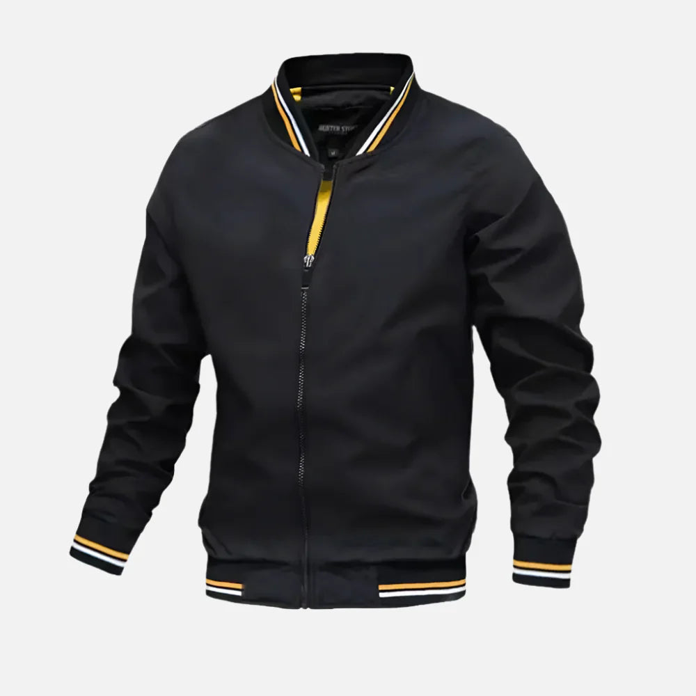 Jaqueta Casual Masculina com Zíperes Miguei Sartori DF223