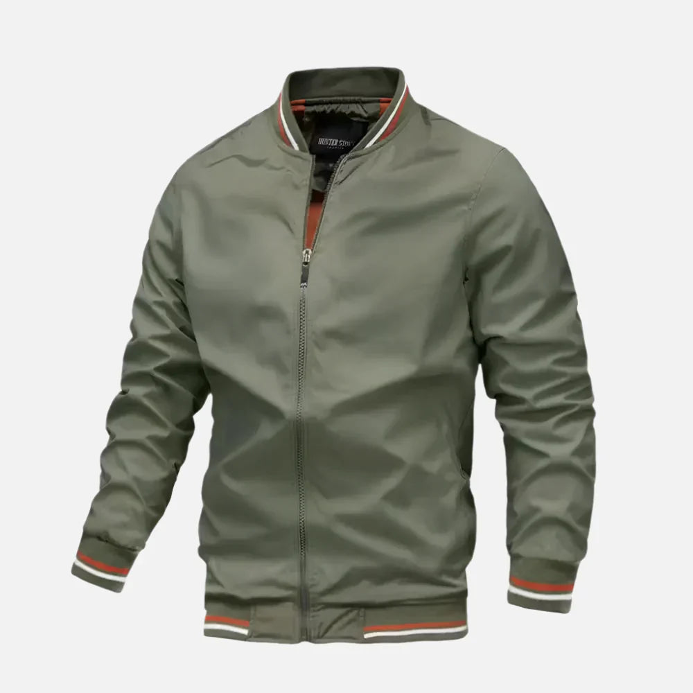Jaqueta Casual Masculina com Zíperes Miguei Sartori DF223