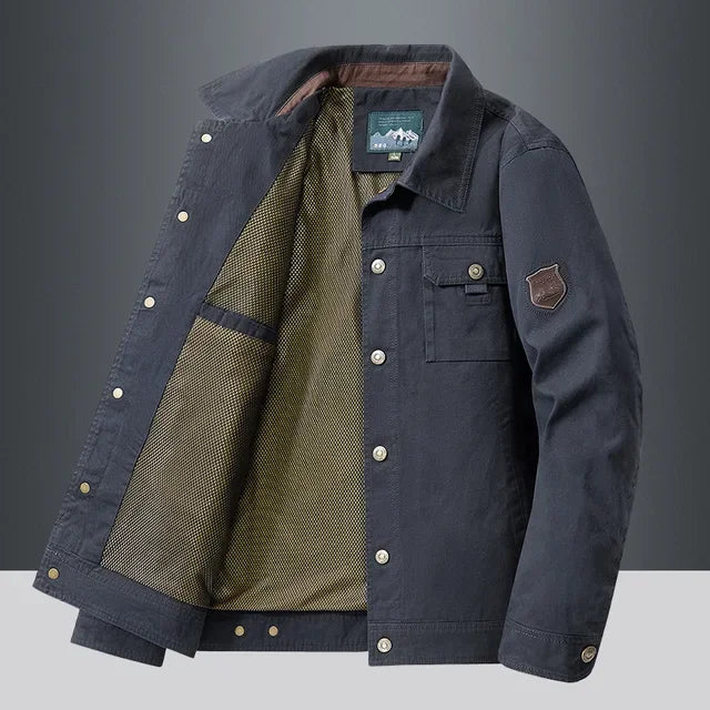 Jaqueta Casual Masculina em Algodão Drauffen DF224