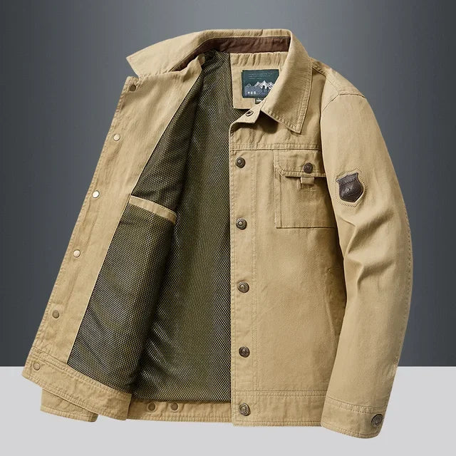 Jaqueta Casual Masculina em Algodão Drauffen DF224